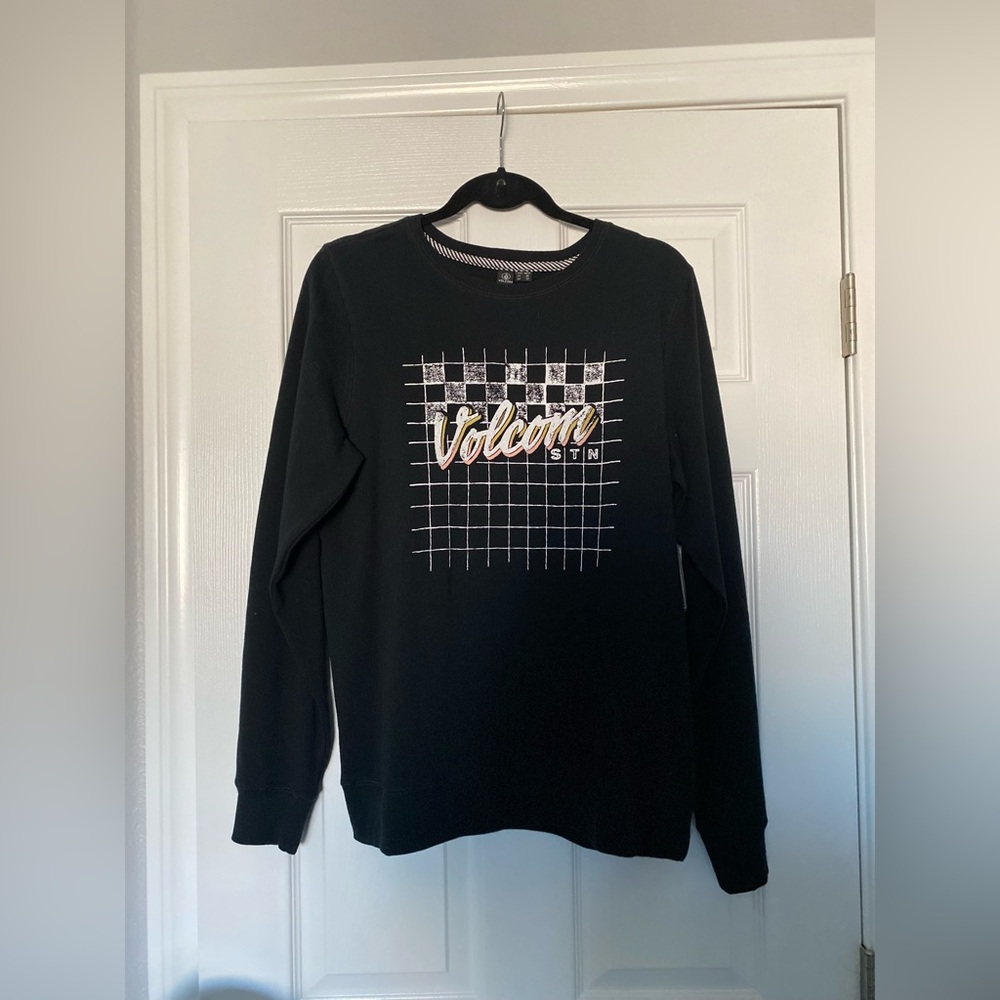 Volcom Black Crew Neck Sweater